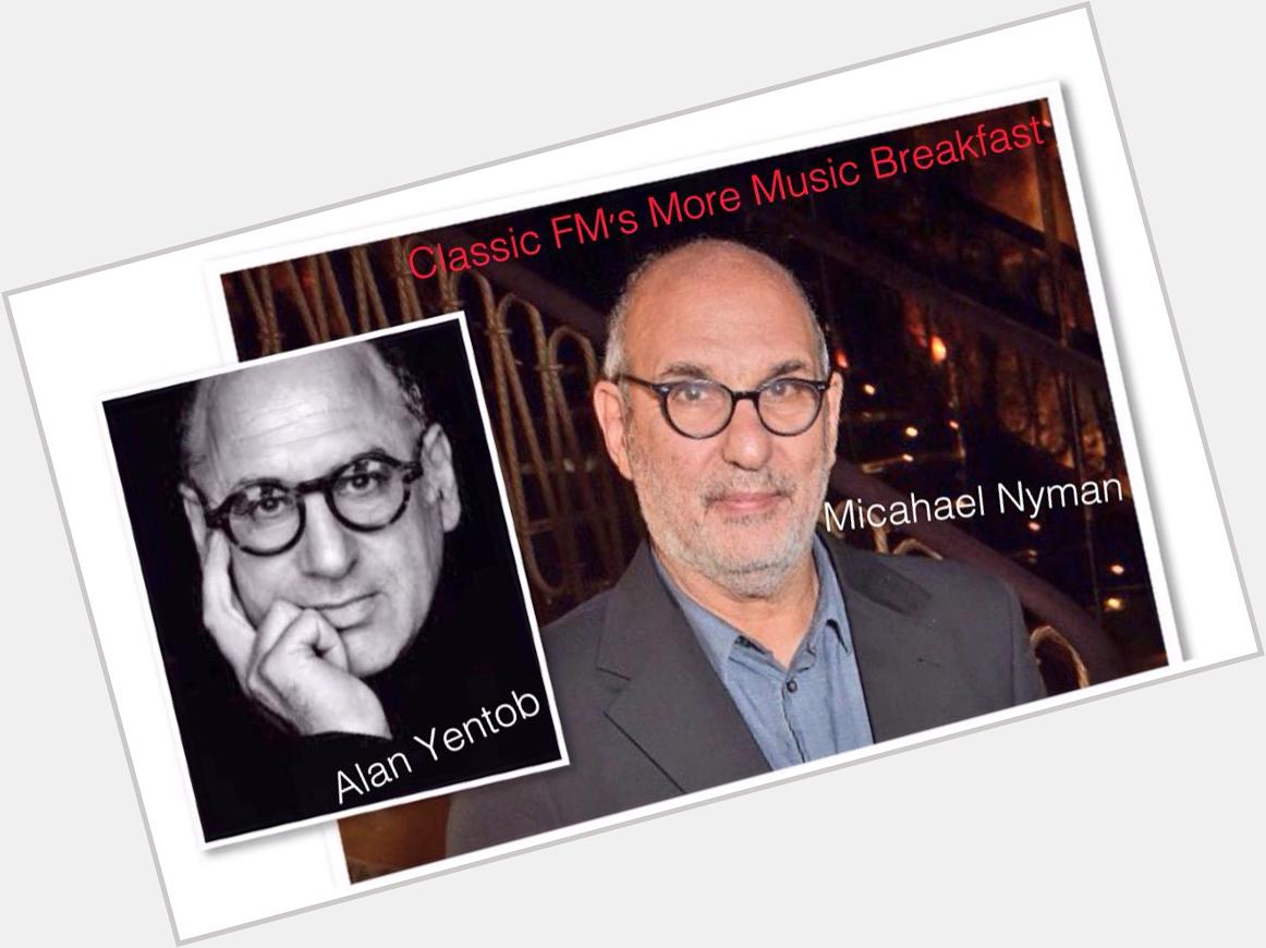 Morning. here.
And the MoreMusicBreakfast Happy bday Michael Nyman. 