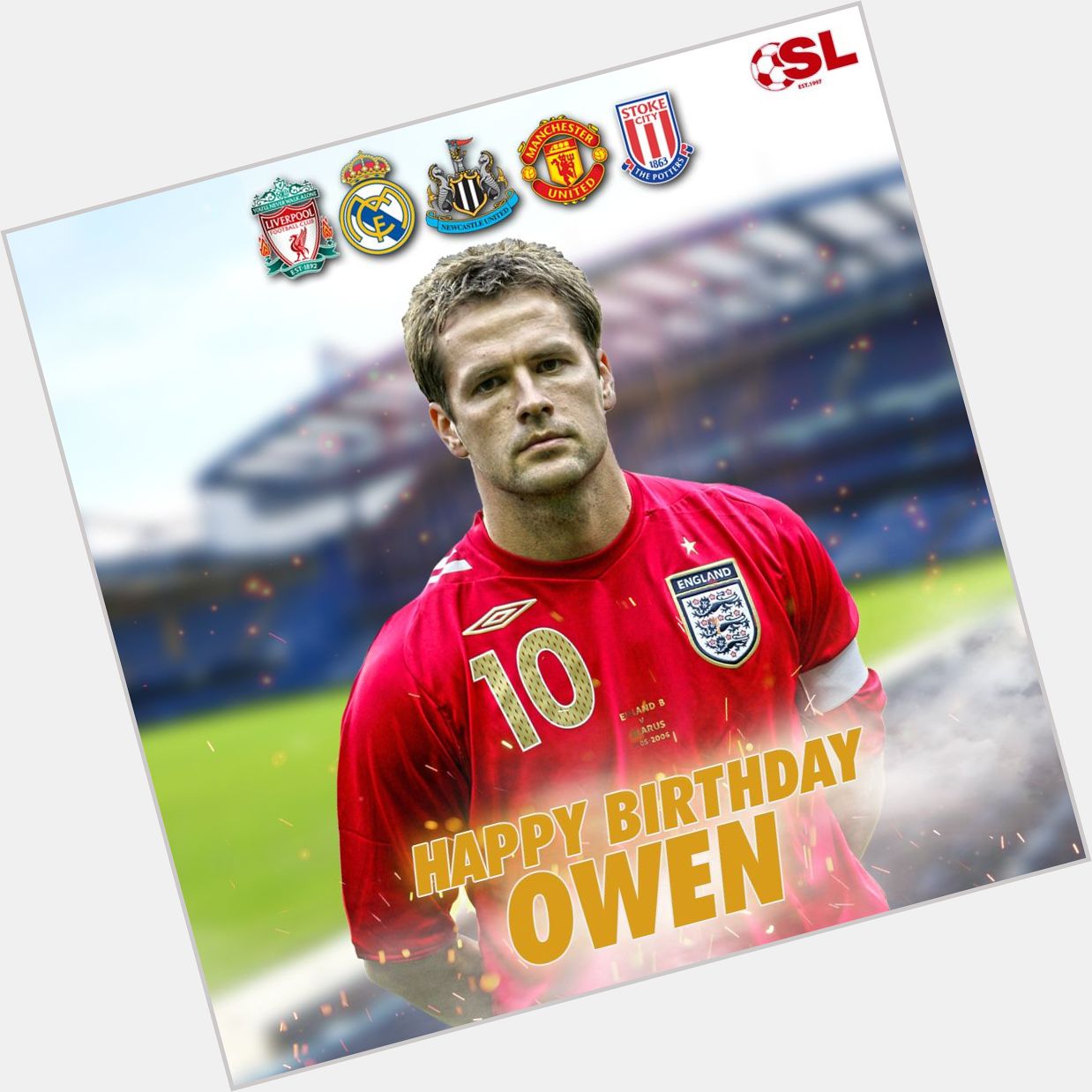  | Happy Birthday to former England international, Michael Owen! 