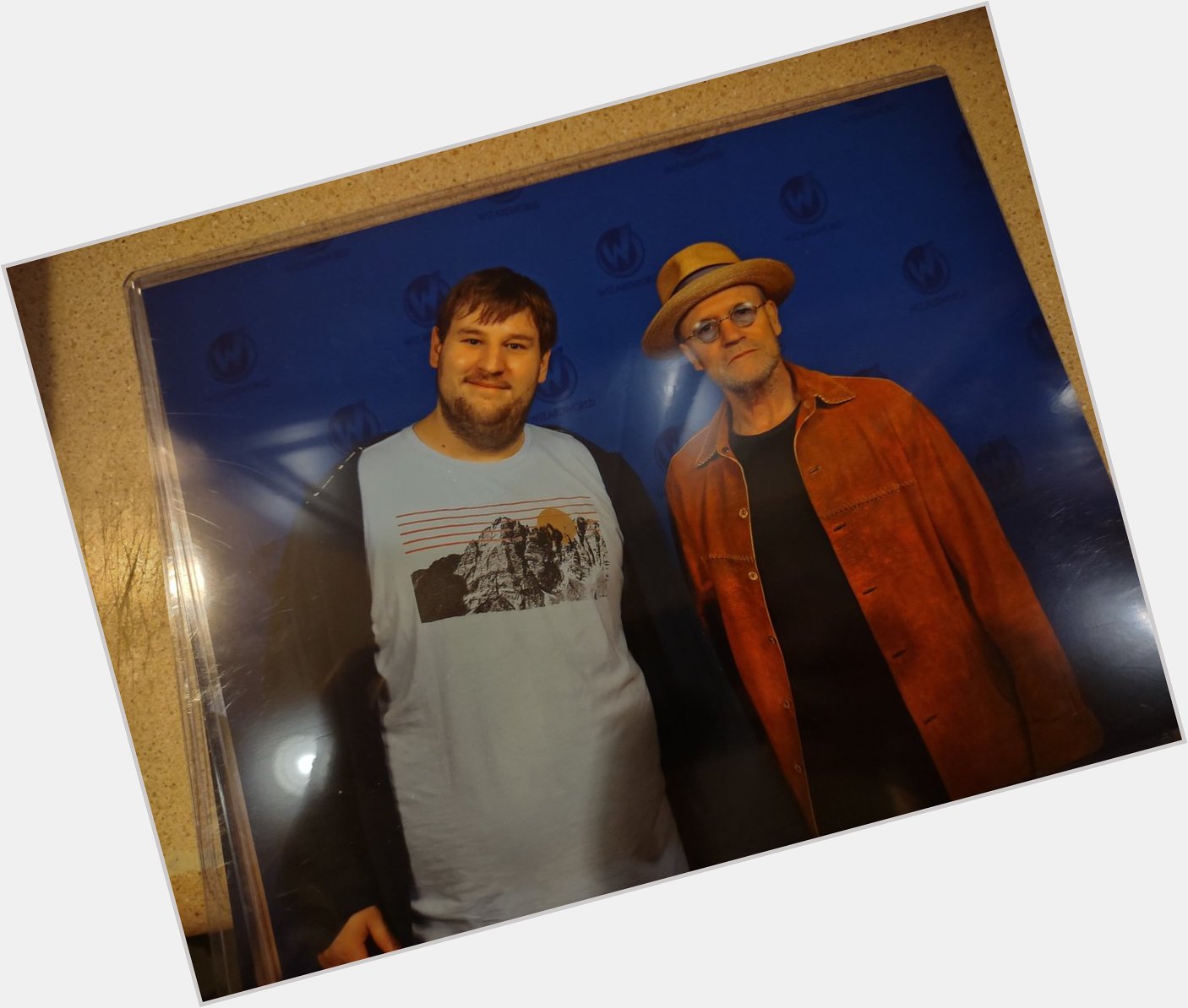 Happy birthday Michael Rooker. Glad I got a picture with you on my birthday. 
