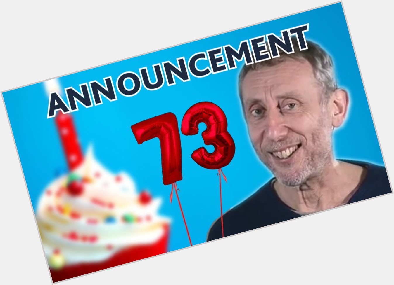 Happy birthday to the one and only Michael Rosen from your friends at Thomas Buxton Primary School. 