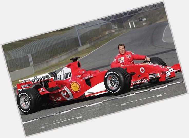 Happy birthday Michael Schumacher.. Hope you will be nomal soon & live like a champion you are!! 