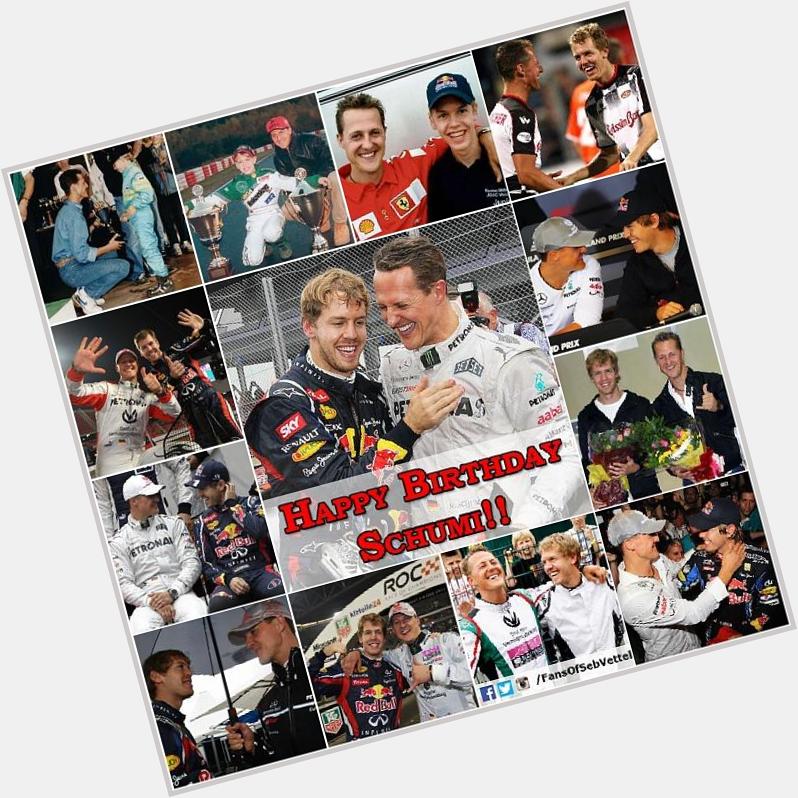 Happy birthday Michael Schumacher. Feliz aniversário Michael Schumacher.  