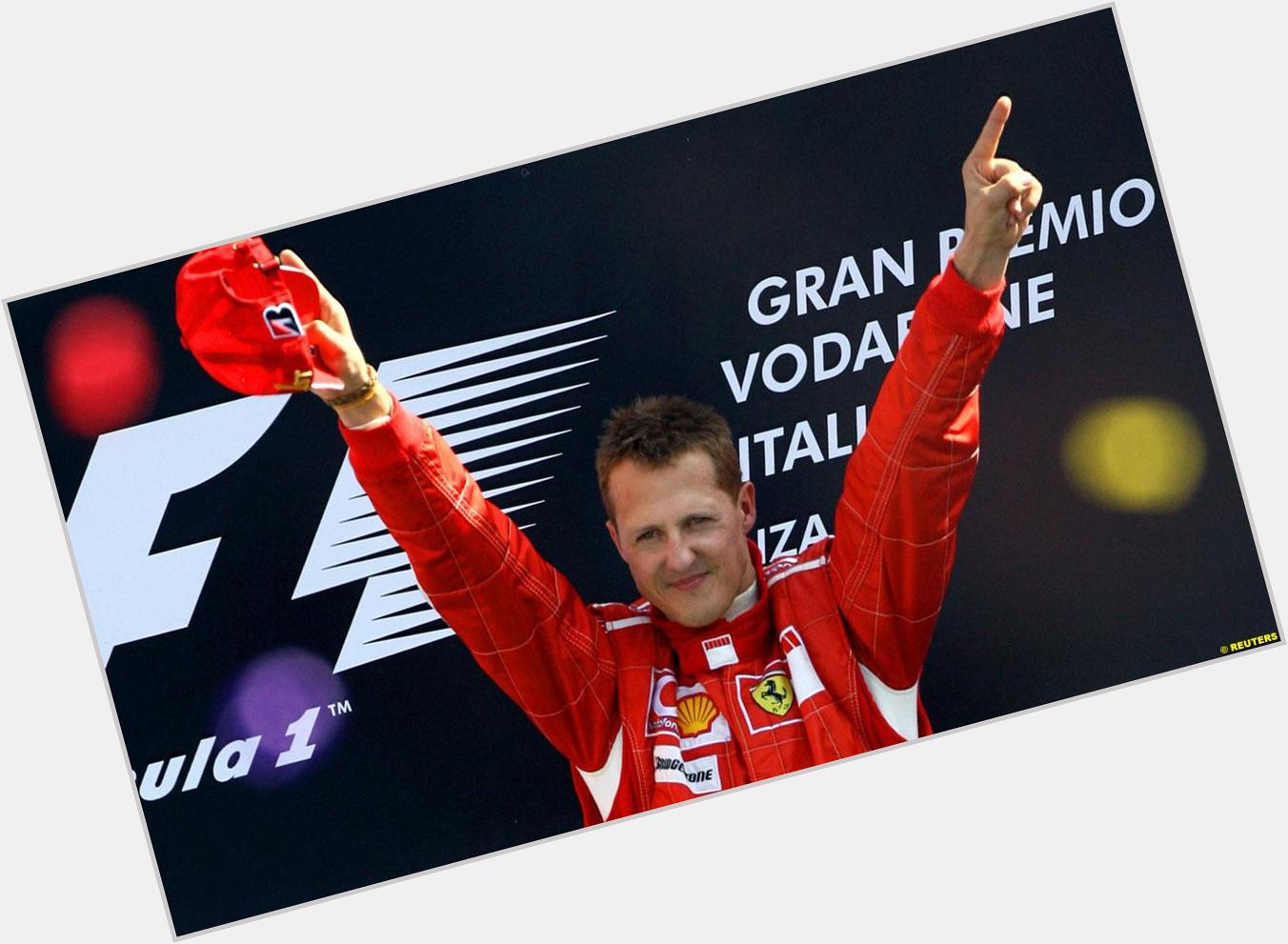 We wish Michael Schumacher a very happy birthday 