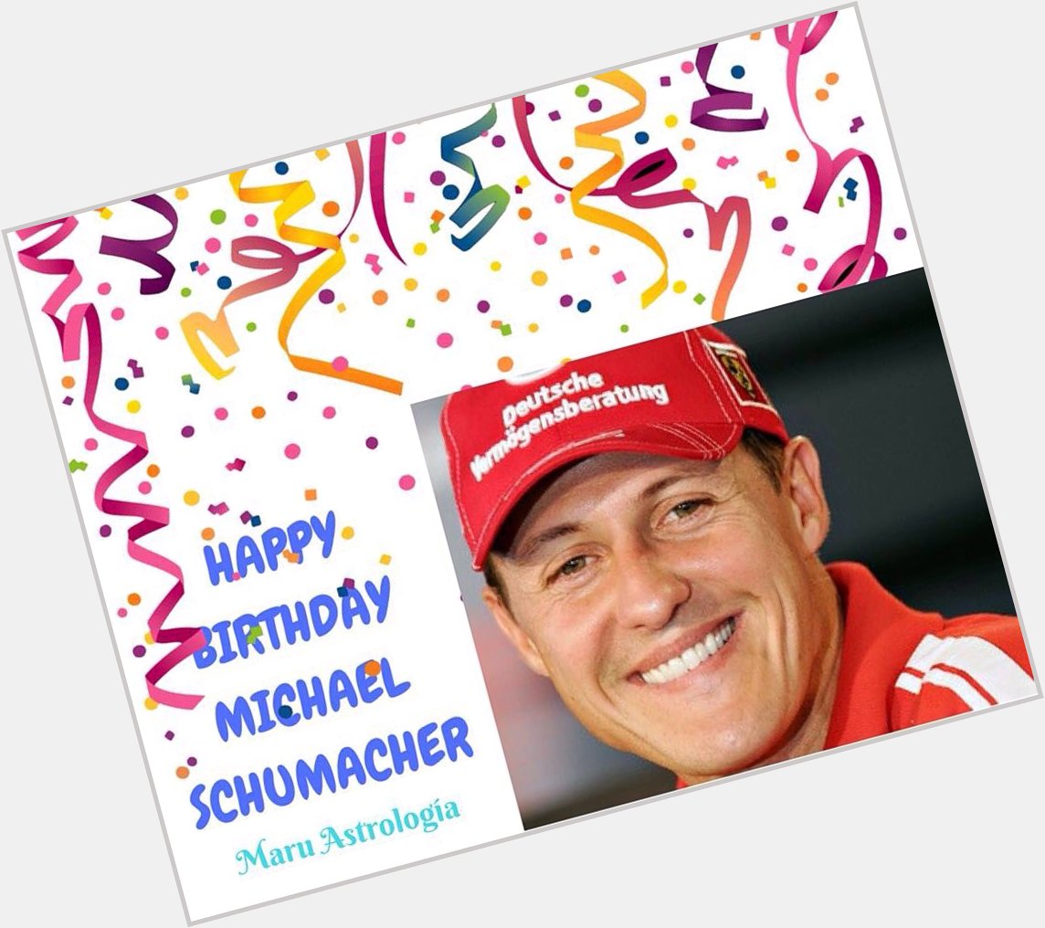 HAPPY BIRTHDAY MICHAEL SCHUMACHER!!!!   