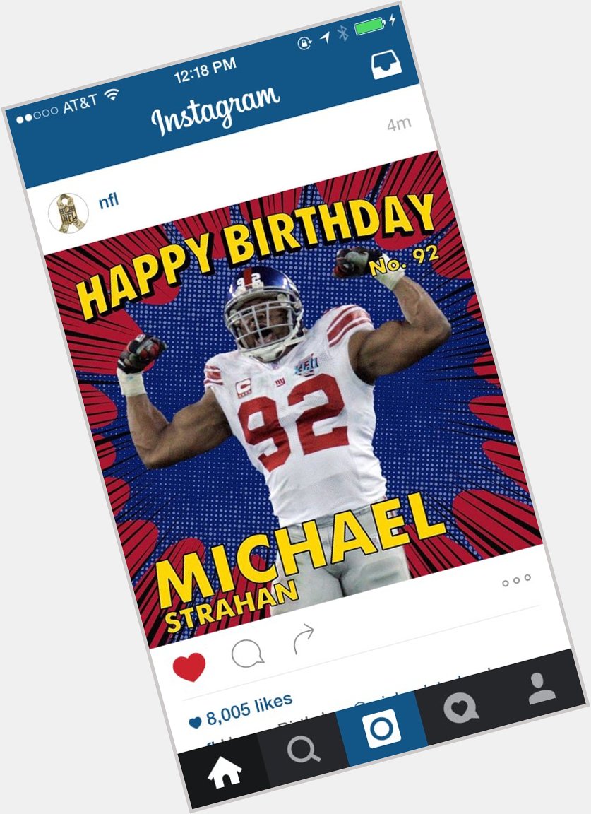 I have so much respect for this man. Happy Birthday Michael Strahan. 