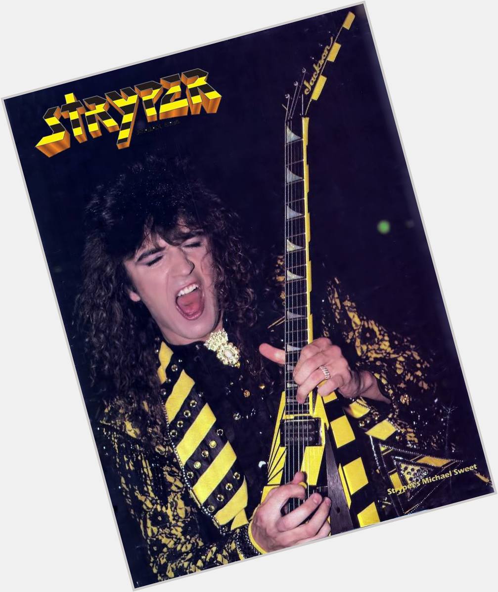 Happy Birthday to Stryper co-founder, guitarist and lead singer Michael Sweet. He turns 58 today. 