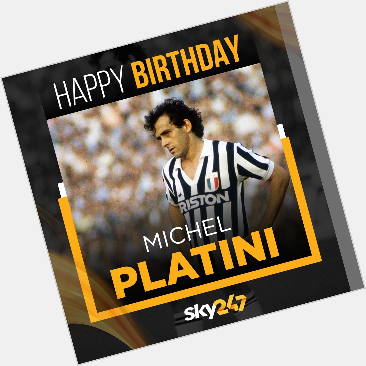 Wishing legend Michel Platini a very happy birthday.    