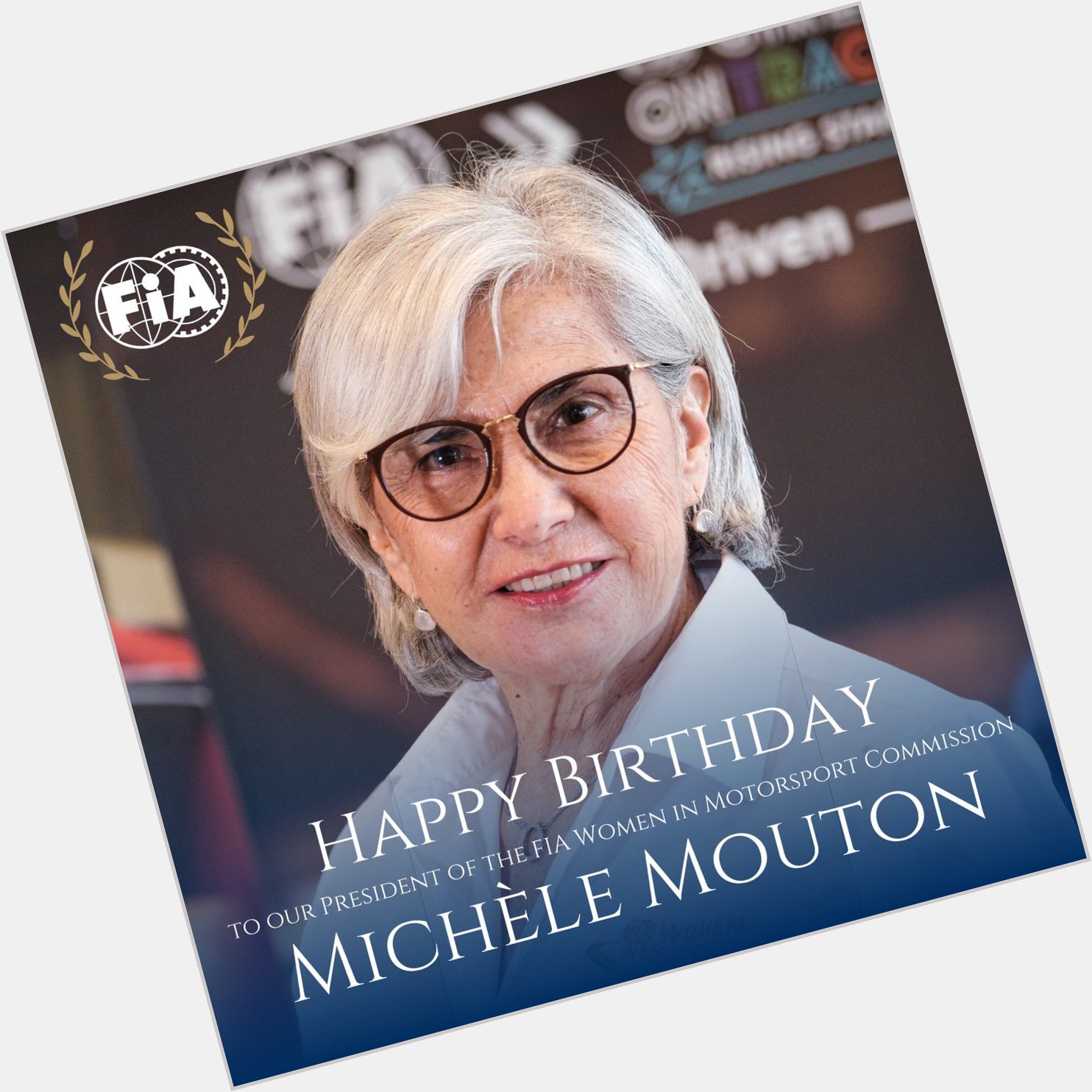 The entire family wishes Michèle Mouton, President of the Commission and Rally legend, a happy birthday 
