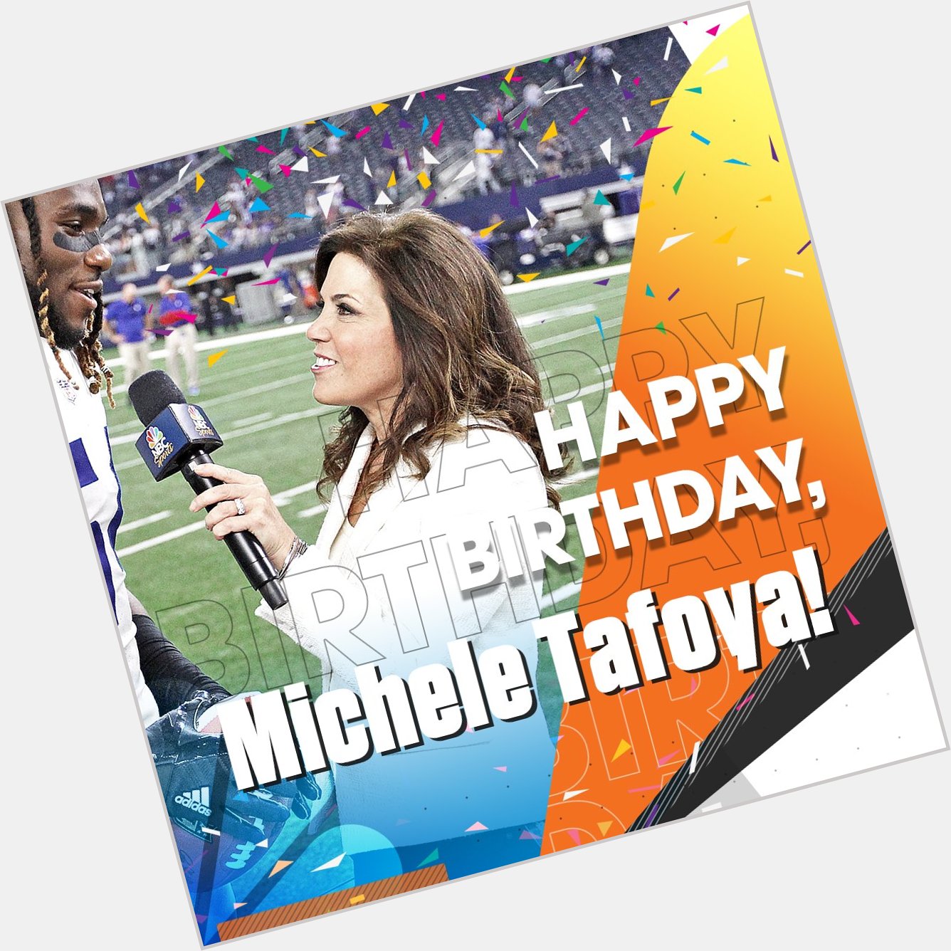 Happy Birthday to our wonderful sideline reporter,  
