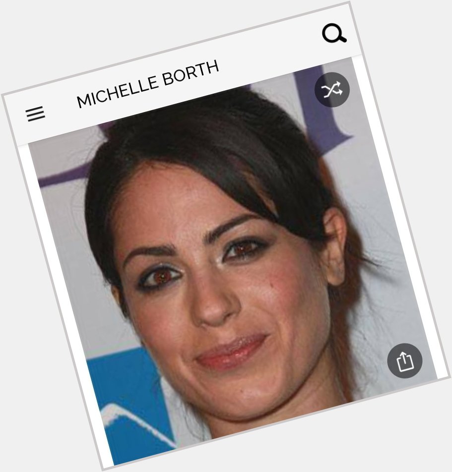 Happy birthday to this great actress.  Happy birthday to Michelle Borth 