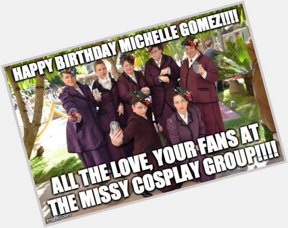  Happy birthday, Michelle Gomez! From the fans in the Missy Cosplay Group -  