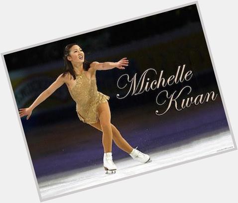 Happy Figure skater Michelle Kwan is 35 