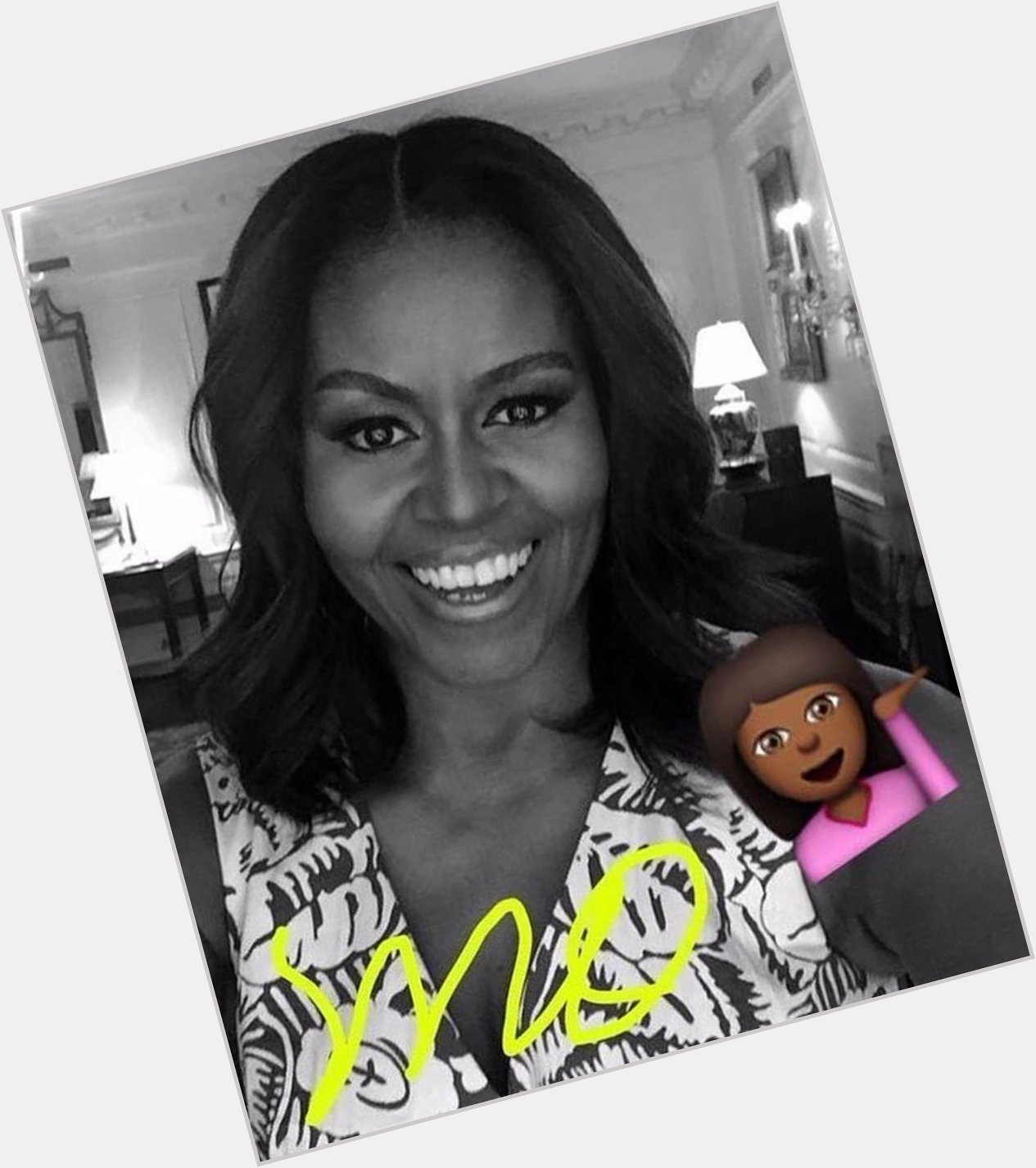 Happy 53rd Birthday to our gorgeous First Lady Michelle Obama      