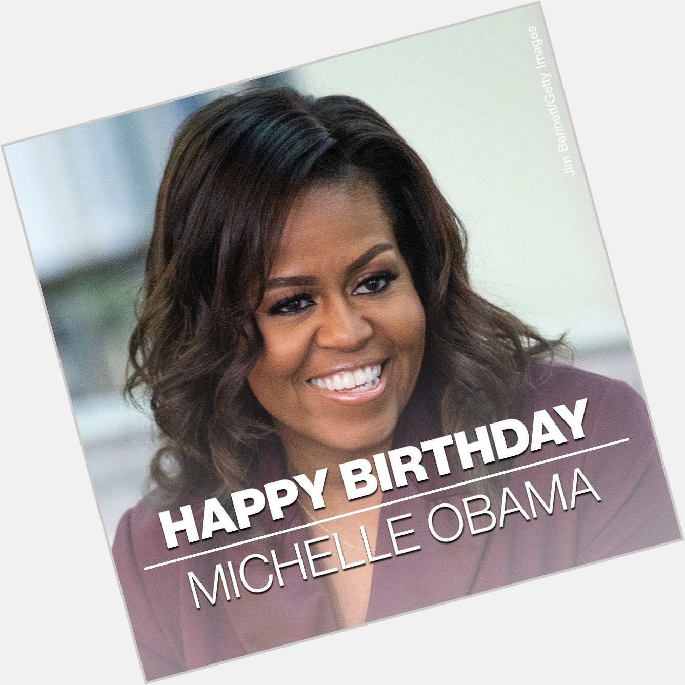 HAPPY BIRTHDAY. Former First Lady Michelle Obama celebrates her birthday today! 