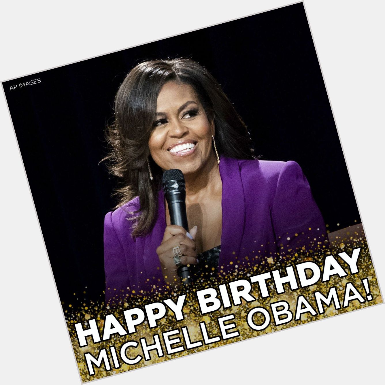Join us in wishing a very happy birthday to former First Lady Michelle Obama! 