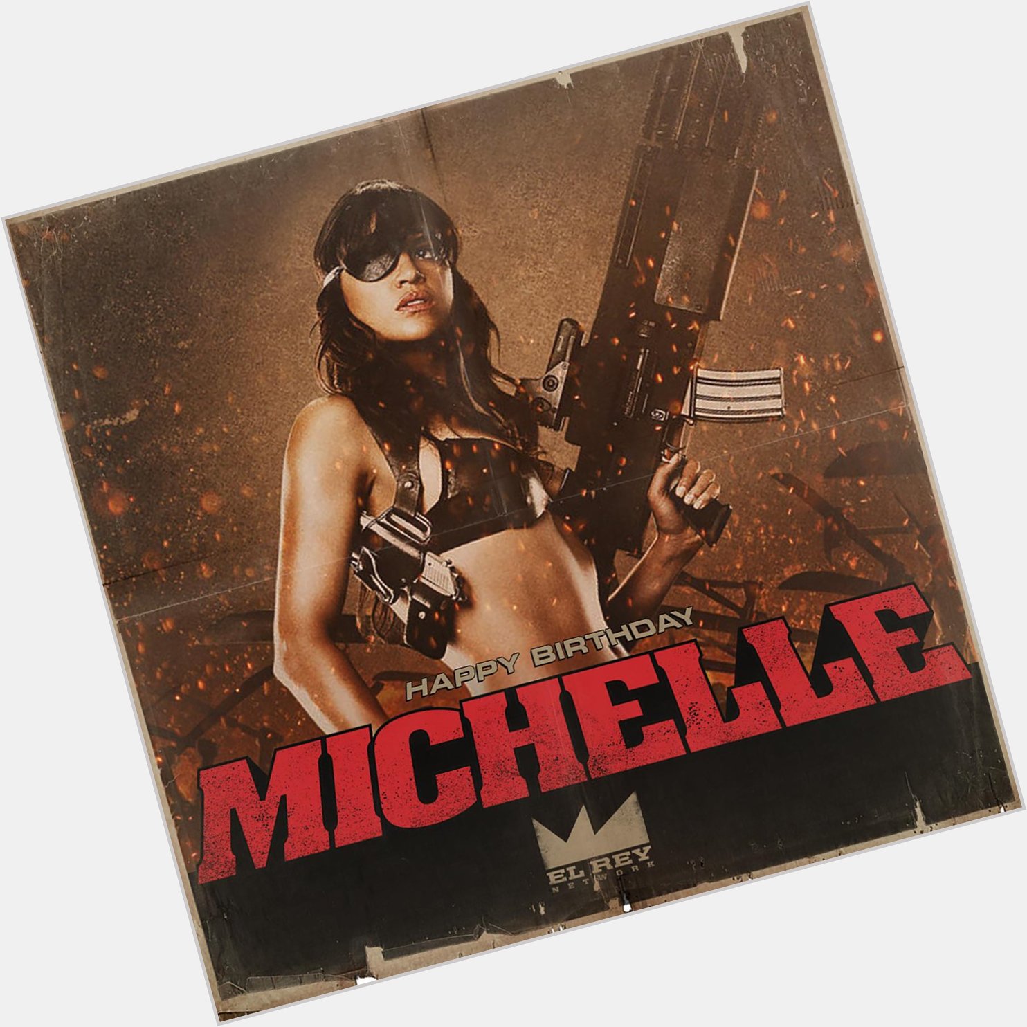 It\s Shé\s birthday! Happy Birthday to the ever ass-kicking Michelle Rodriguez! 