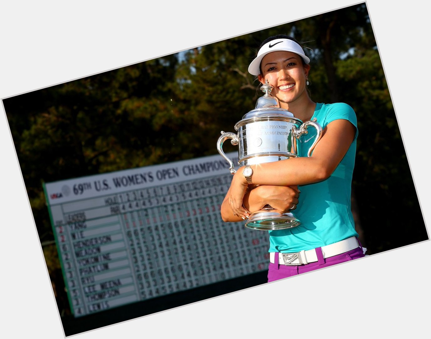 Happy birthday to Michelle Wie, born in in 1989 - she started playing golf when she was just ten! 