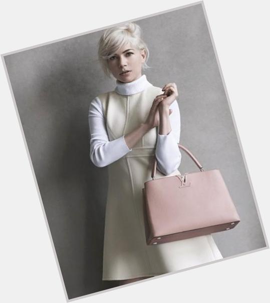 Happy Birthday Michelle Williams! Heres the birthday girl pretty in pastel for Louis Vuitton.. 