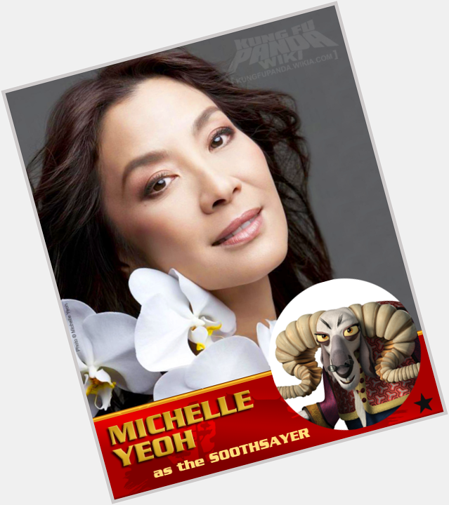 Happy birthday to Michelle Yeoh, voice of the Soothsayer in  