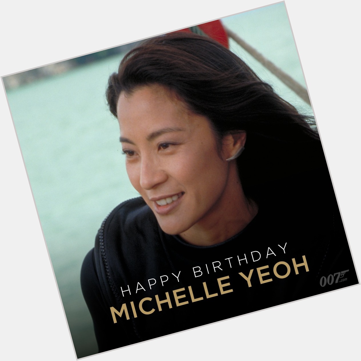 Don t get any ideas just wish Happy Birthday to Michelle Yeoh, who played Wai Lin in TOMORROW NEVER DIES (1997). 