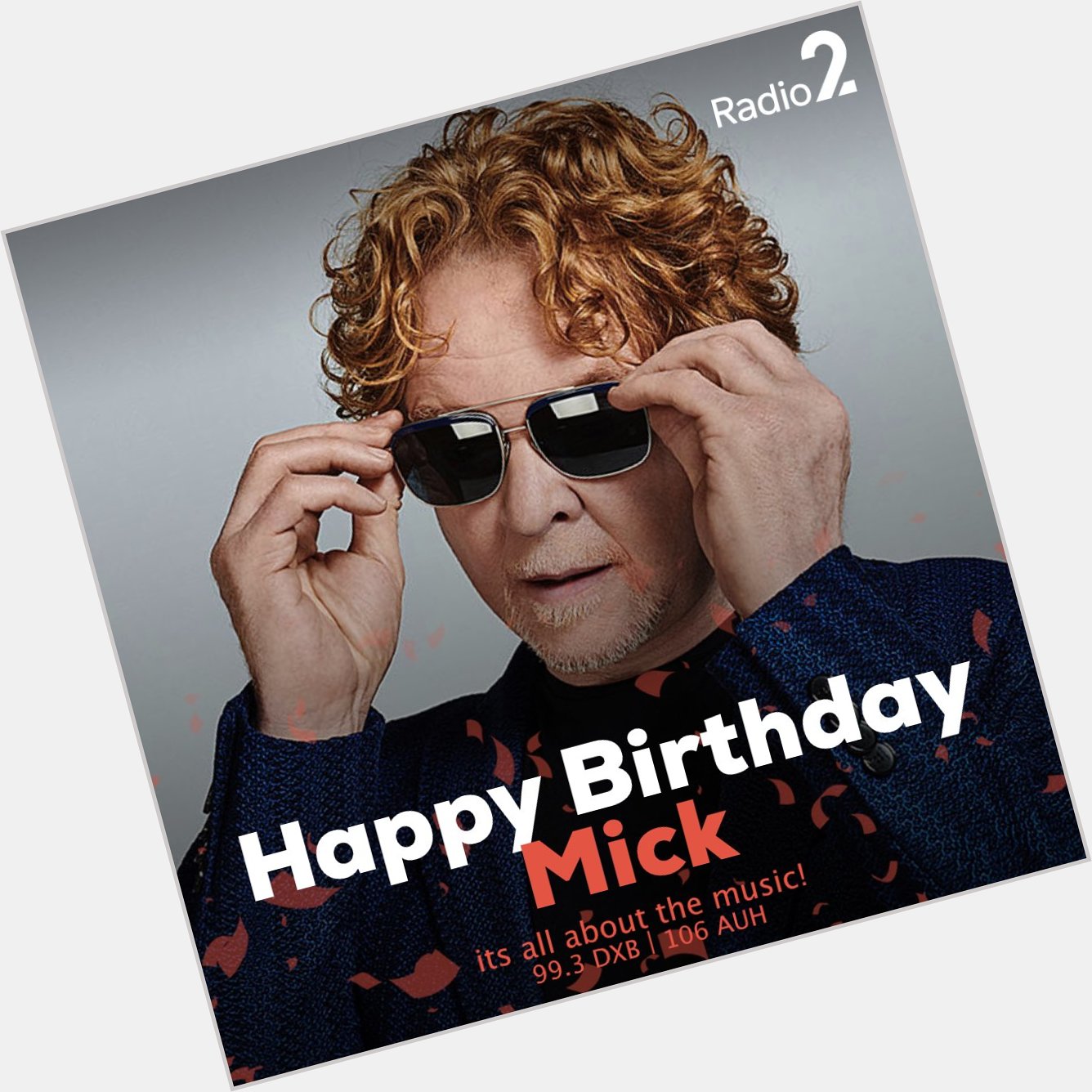 Happy birthday Mick Hucknall, 60 today 