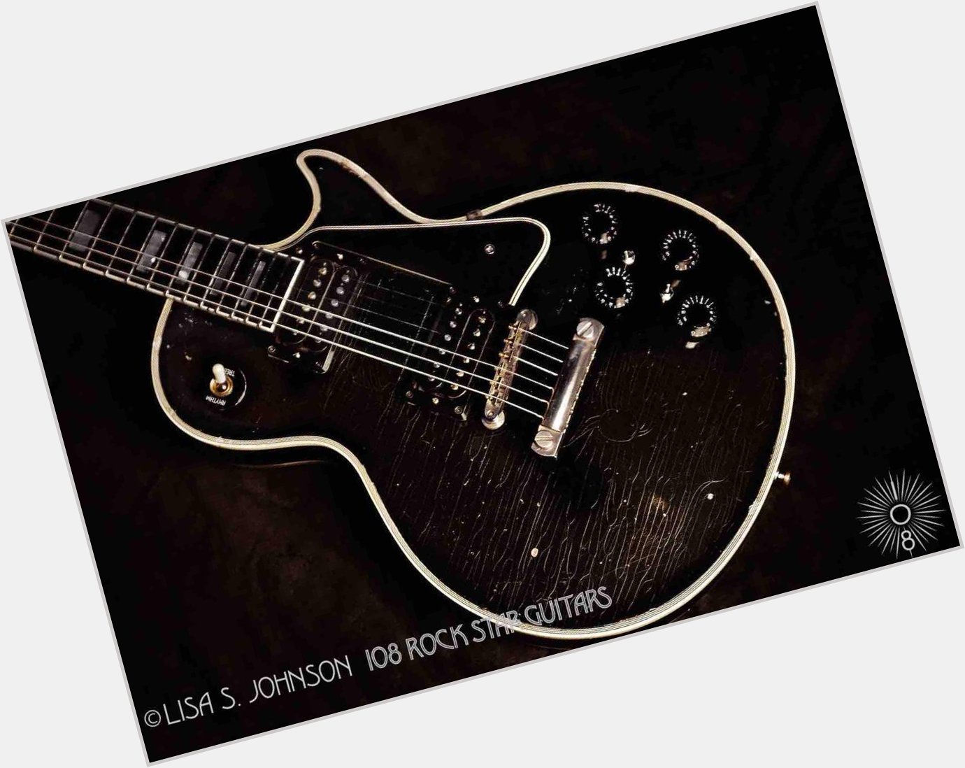 Nothin\ like a well worn signature guitar to expose the years of playing so many hits... Happy Birthday Mick Jones! 