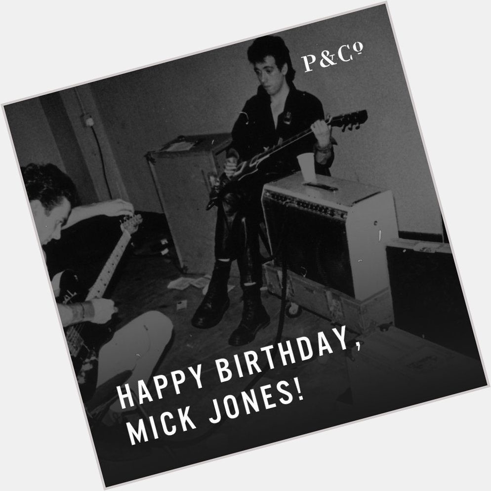 Happy Birthday to Mick Jones of The Clash!!!     
