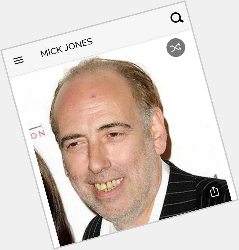 Happy birthday to this great guitarist from the Clash. Happy birthday to Mick Jones 