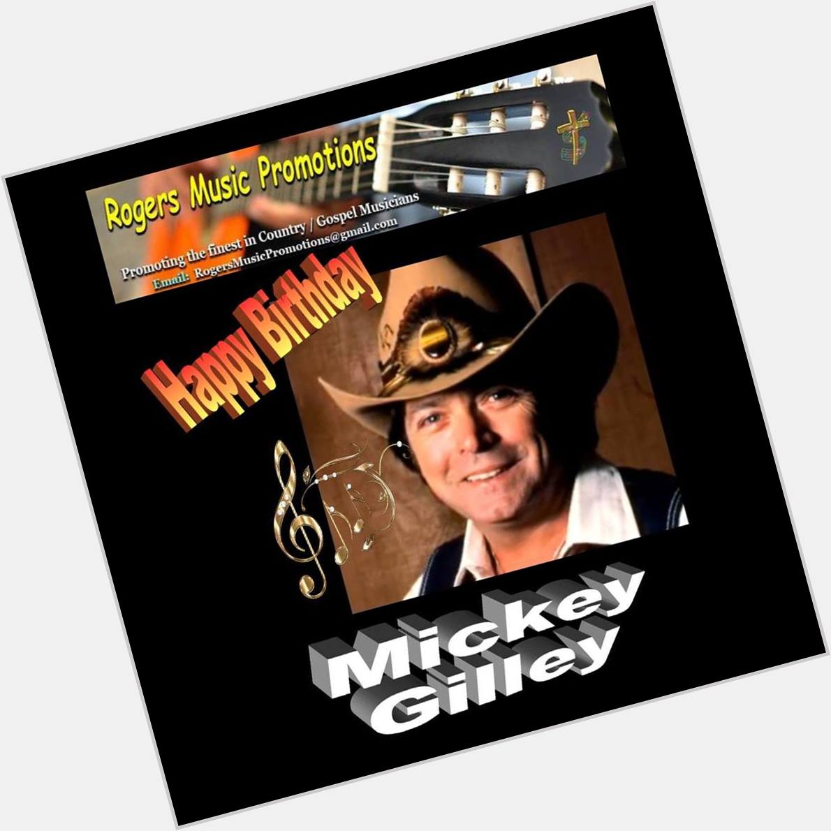 Happy Birthday Today To Mickey Gilley 1980s with the success of Urban Cowboy 