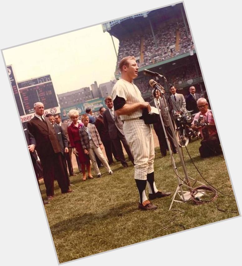 A special happy birthday to the greatest ever.    Mickey Mantle was born today 1931 