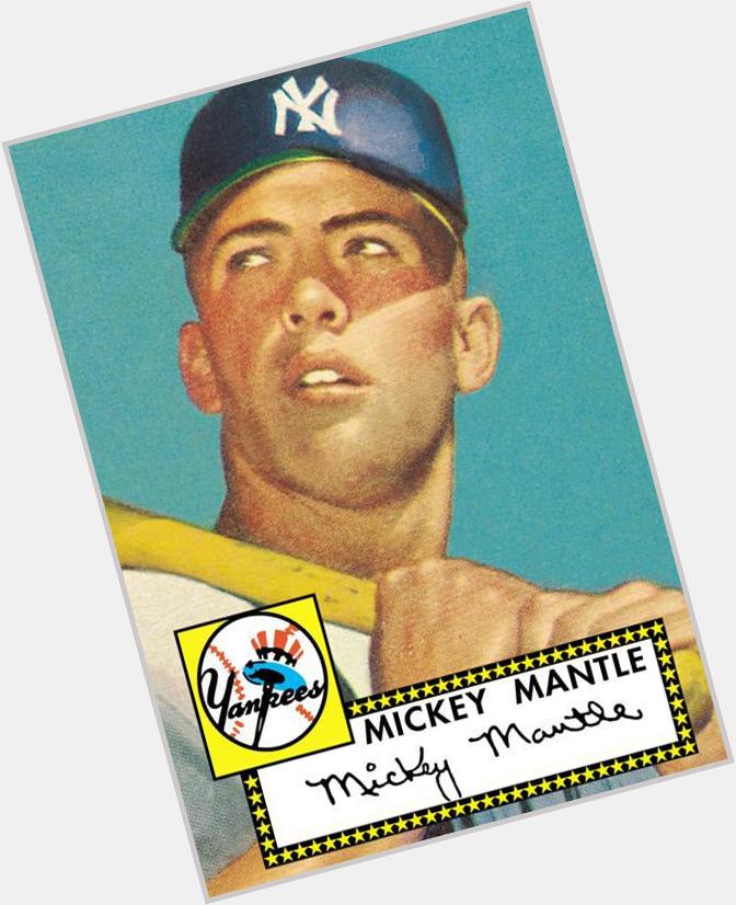Happy 84th Birthday to Yankees legend Mickey Mantle!     