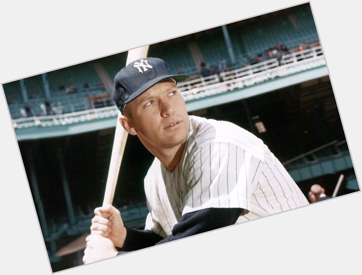 Happy 87th Birthday in Heaven, Mickey Mantle     