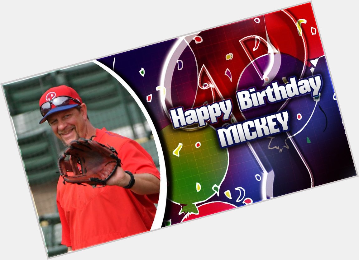 Happy Birthday to first base coach Mickey Morandini! 