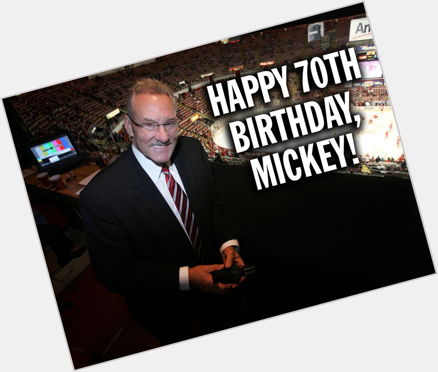 Bingo-Bango! Mickey Redmond is 70 today! Happy birthday to the announcer. 