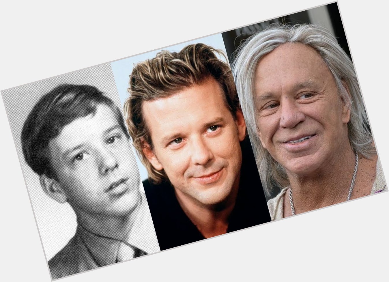 September 16, 2020
Happy birthday to American actor Mickey Rourke 68 years old. 