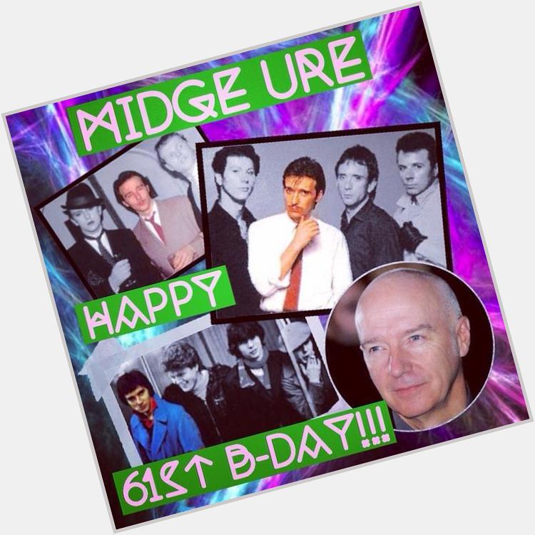 Midge Ure 

( V & G of Rich Kids, Ultravox, Visage )

Happy 61st Birthday!!!

10 Oct 1953  