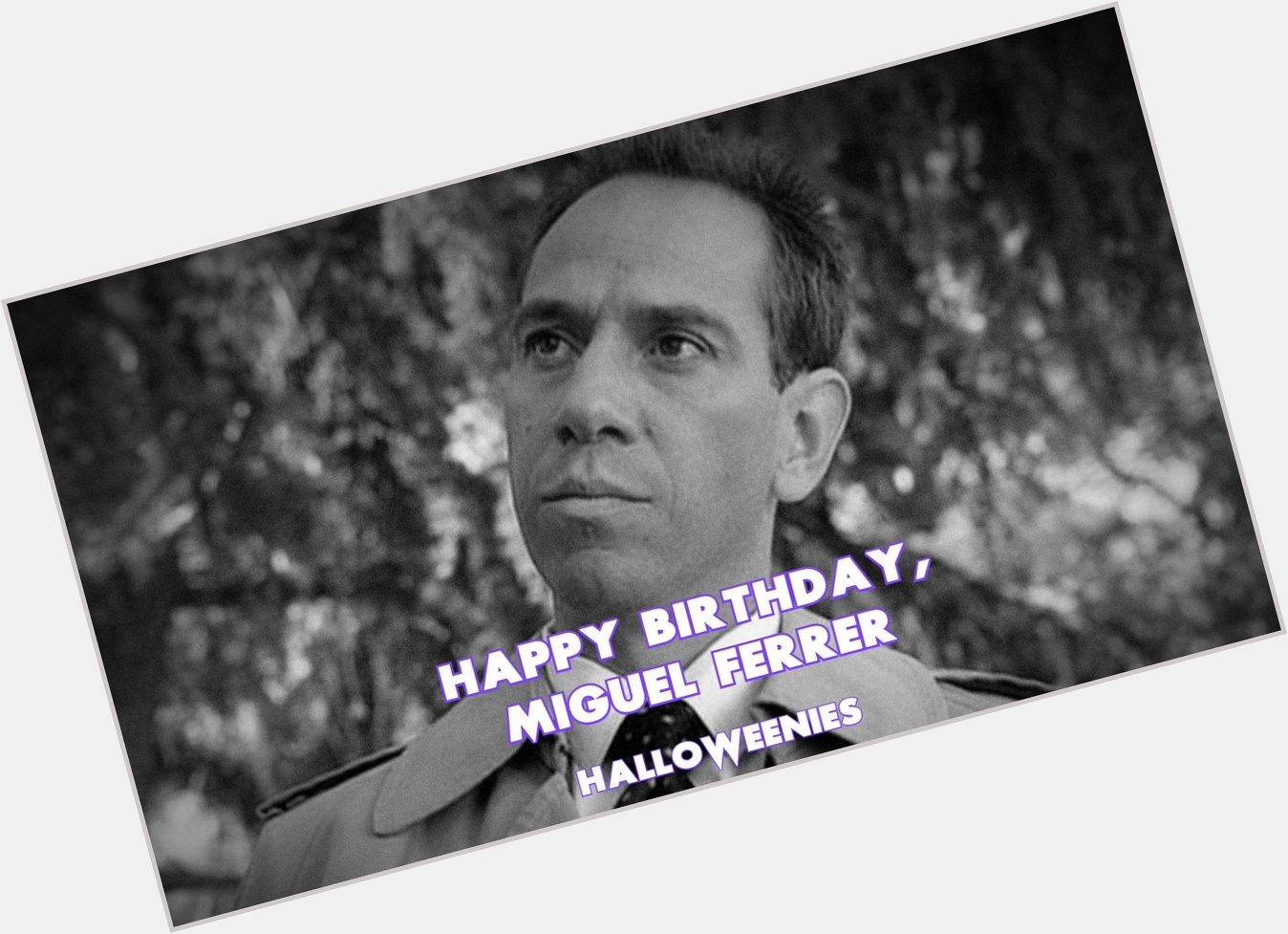 Happy Birthday to the late and great Miguel Ferrer! 
