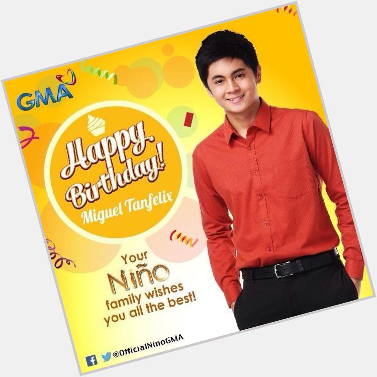     Happy Birthday Miguel Tanfelix, From family 