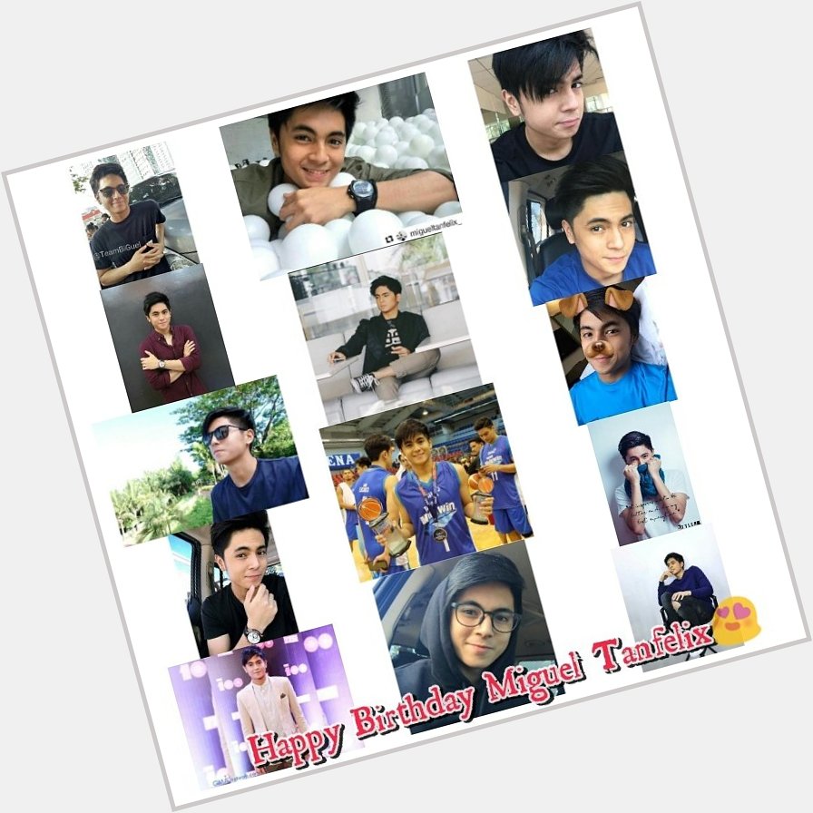 Advance happy birthday Miguel Tanfelix  wish you all the best  good bless idol 