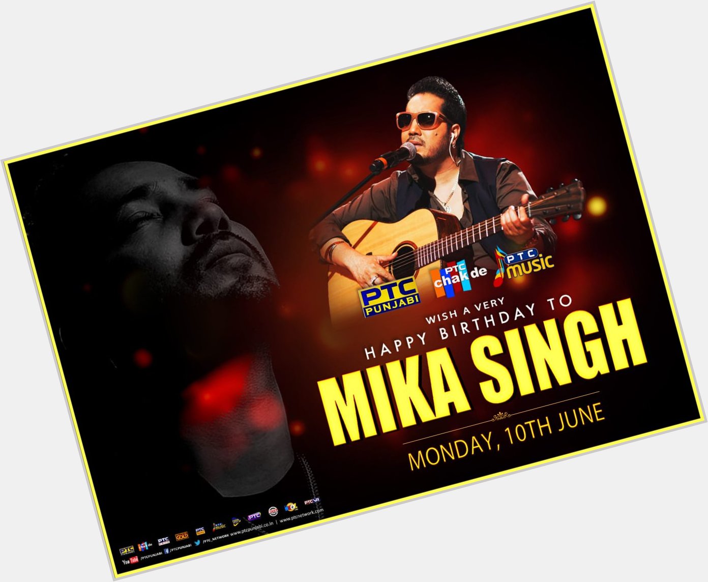 PTC Network wishes Mika Singh very happy birthday and a great life ahead.   