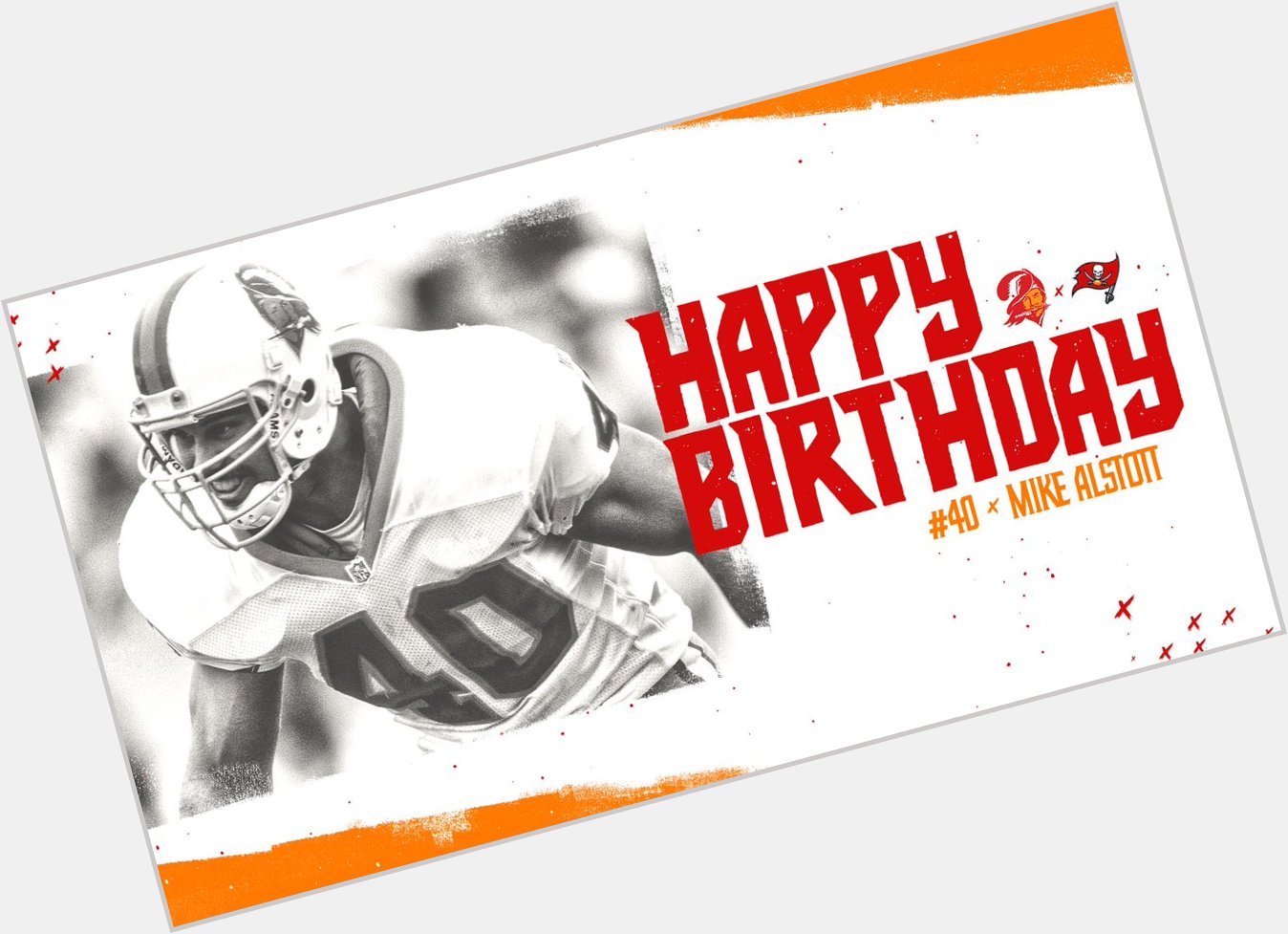 To wish legend Mike Alstott a happy birthday!  