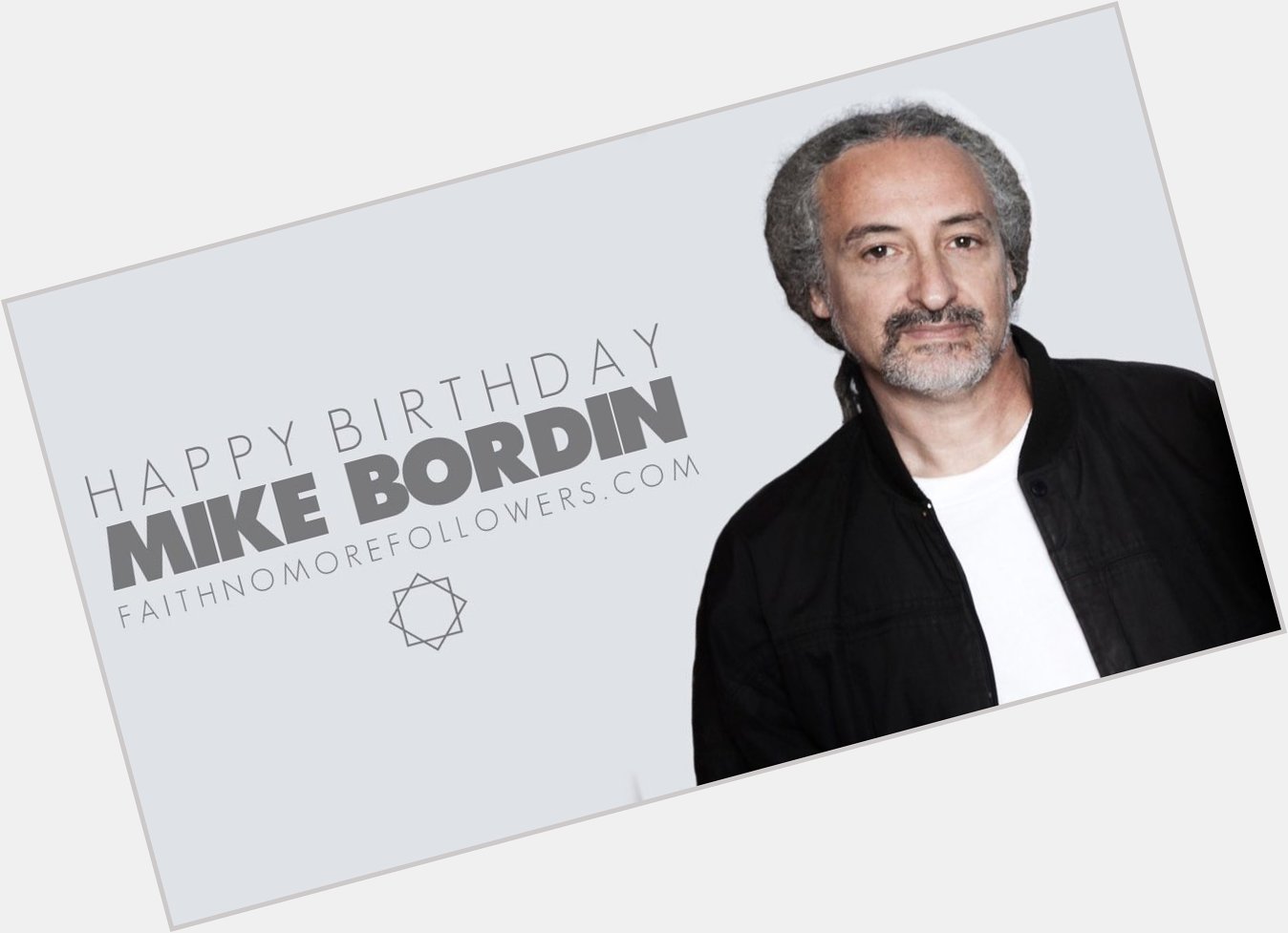 Happy 55th birthday Mike Bordin   