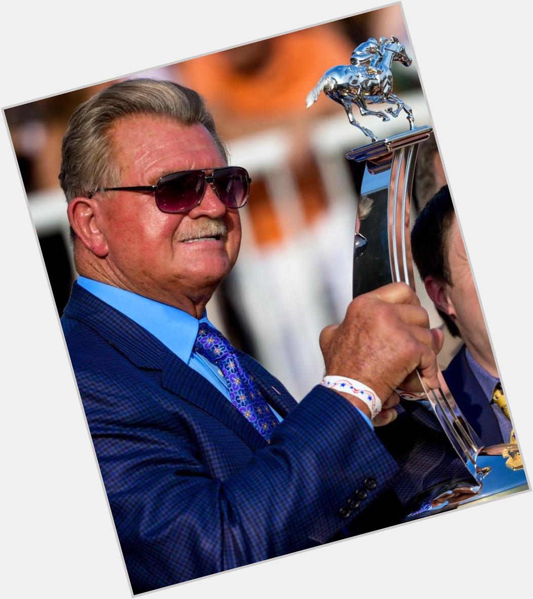 Happy birthday, Mike Ditka! It\s always a pleasure to see him here. Celebrate Da Coach at in Arlington! 