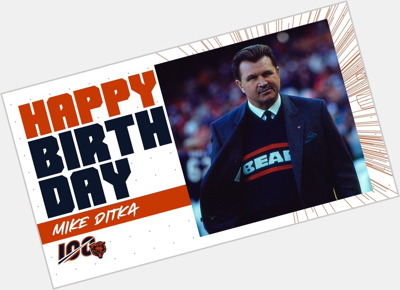 Happy Birthday DA Coach Mike Ditka !!    