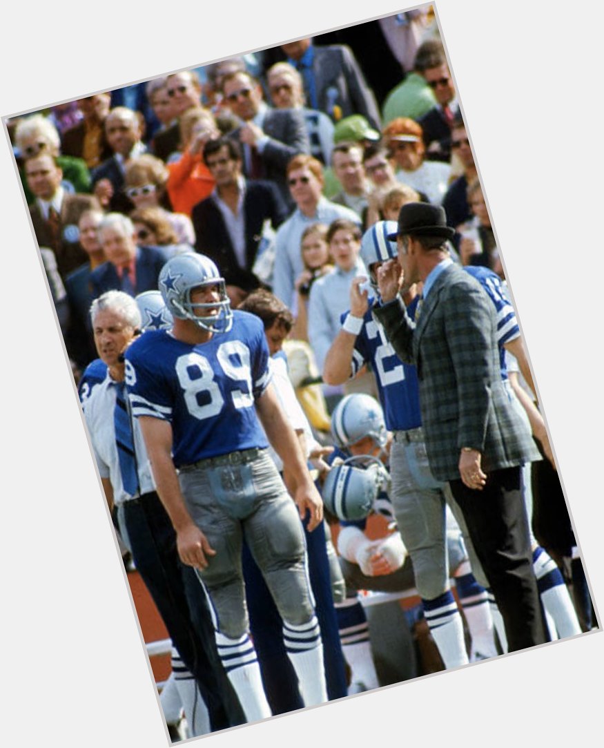 Happy 80th Birthday to Mike Ditka Here with Tom Landry, Super Bowl V  