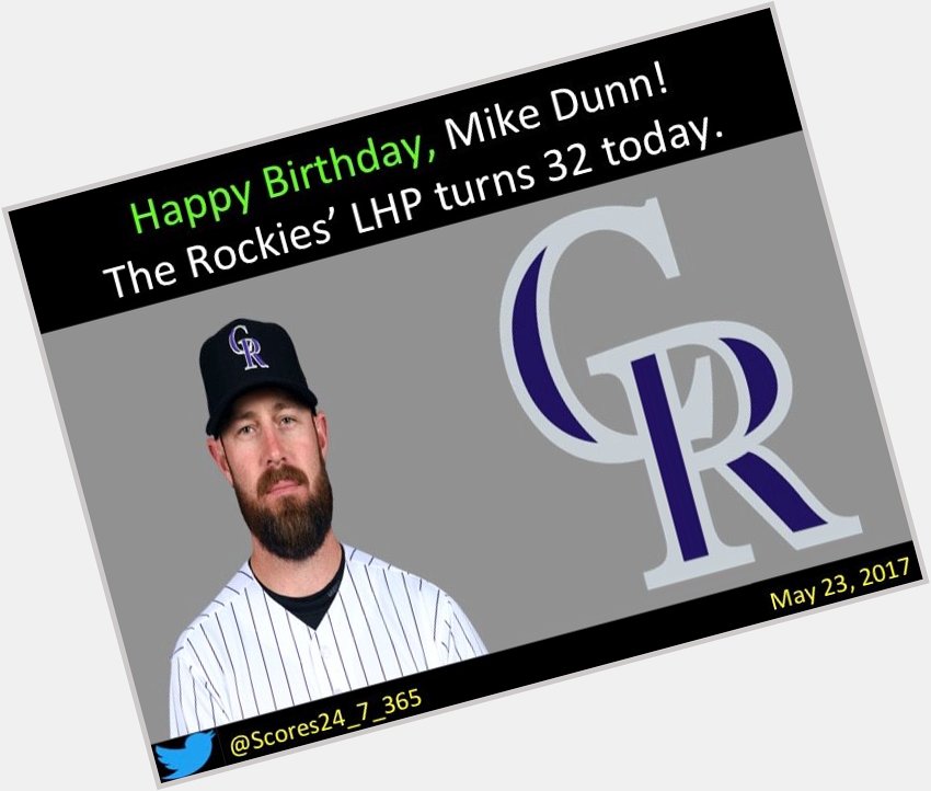  happy birthday Mike Dunn! 