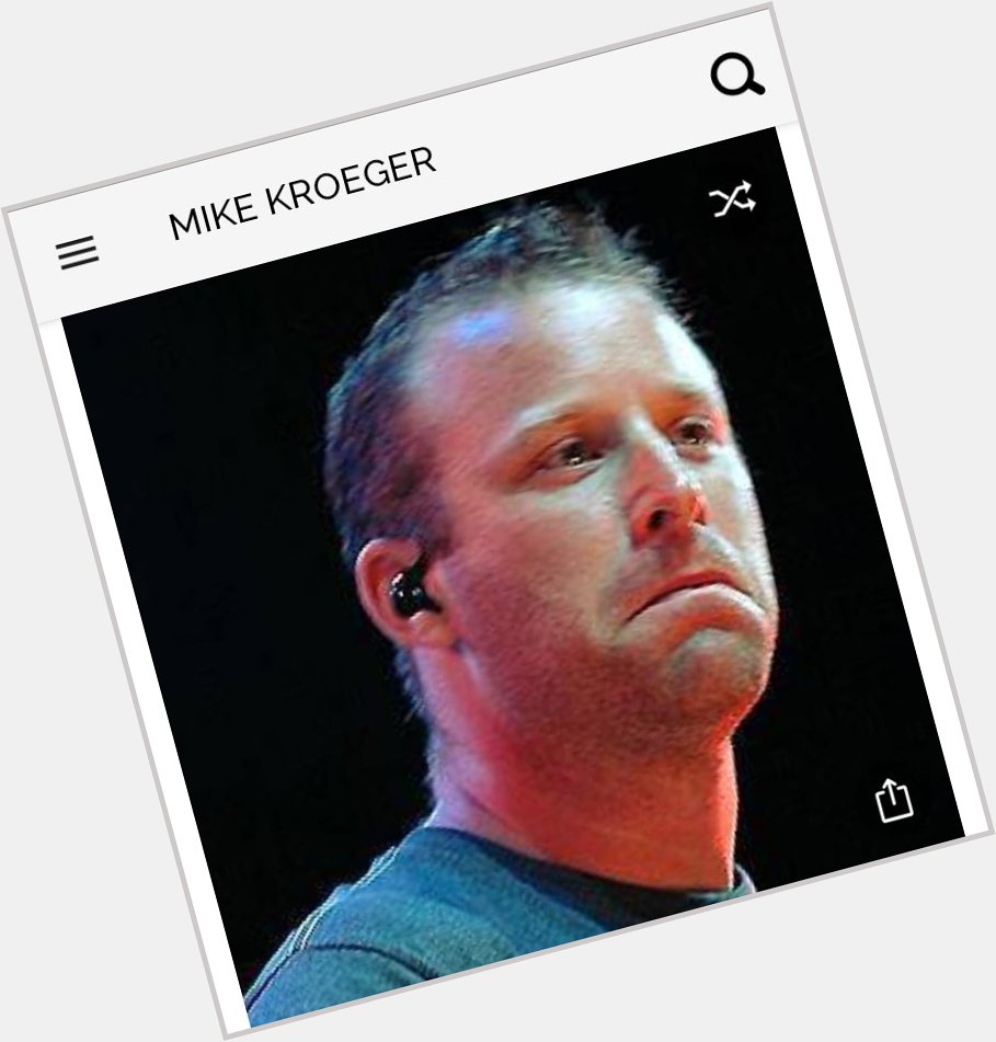 Happy birthday to this great bassist from Nickelback. Happy birthday to Mike Kroeger 