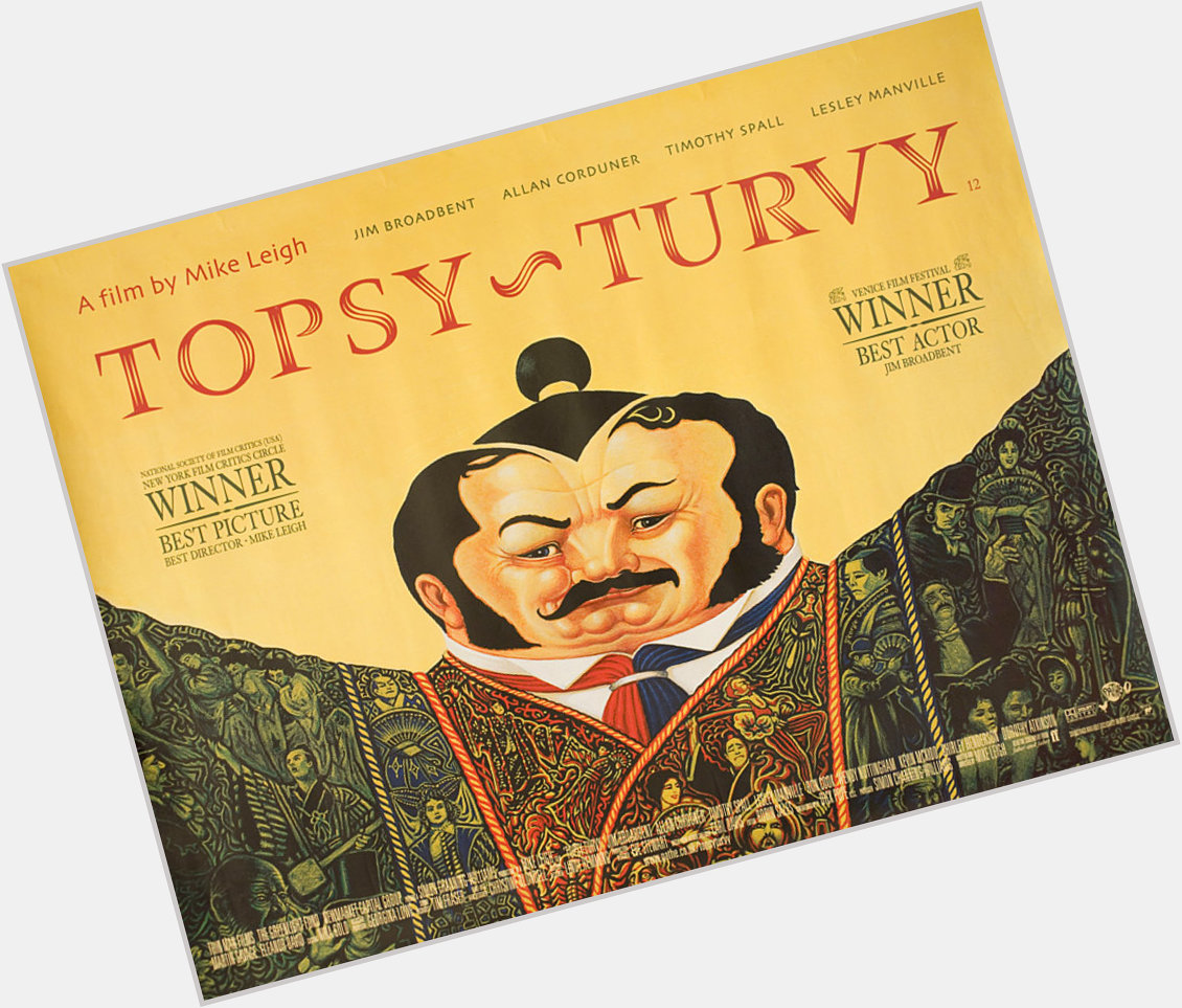 Happy 78th birthday to the peerless Mike Leigh. Topsy-Turvy poster by George Underwood. 
