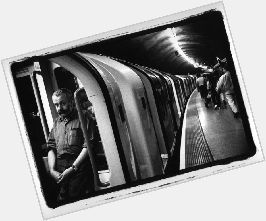 Happy Birthday, Mike Leigh! Pictured here on the London Underground. : Fergus Greer 