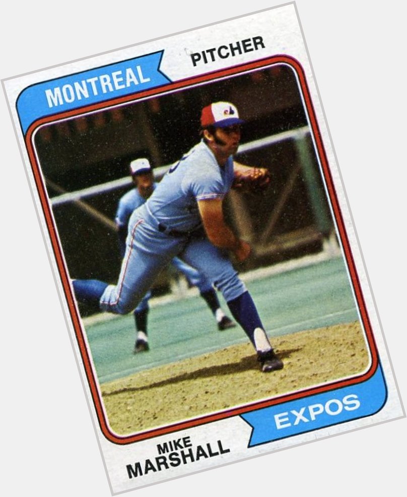 Happy birthday to former relief pitcher Mike Marshall, who turns 75 today. 